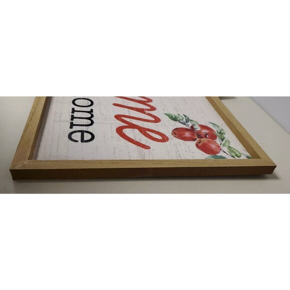 Ashland Welcome to Our Home Wall Sign Apples - 24 x 13 x .5 In Tall - Picture 2 of 4